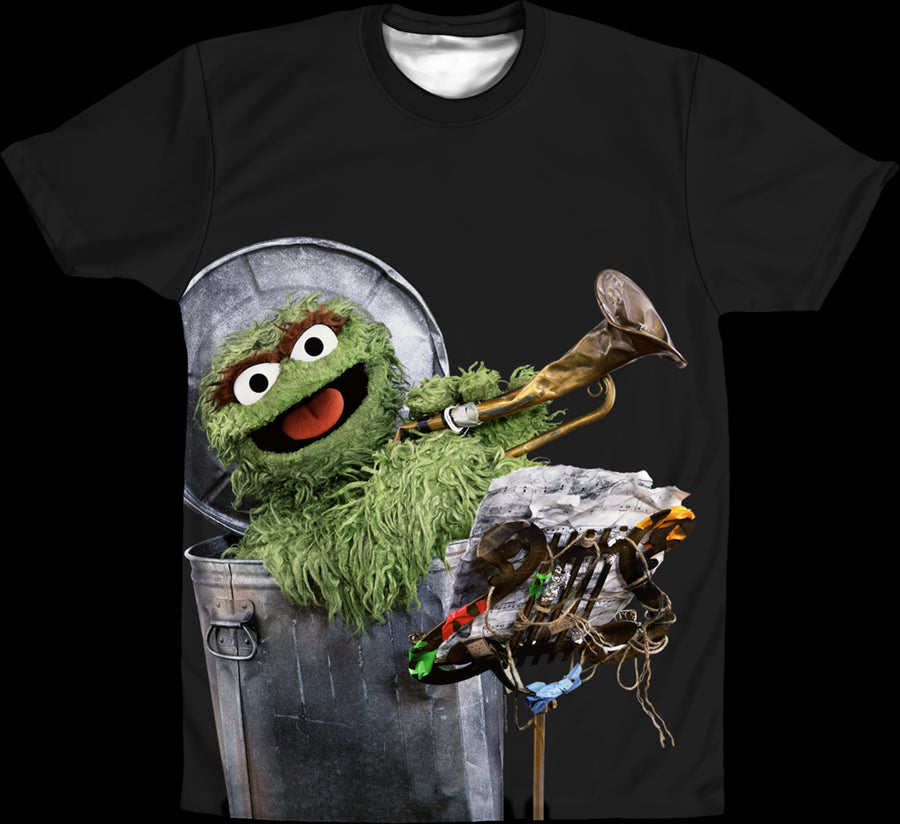 Oscar's Trashy Songs T-Shirt: Sesame Street Mens T-Shirt