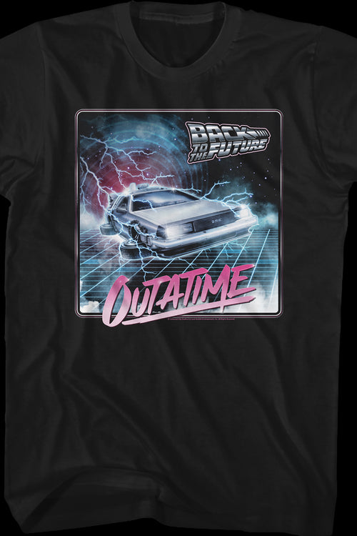 OUTATIME Lightning Storm Back To The Future T-Shirtmain product image