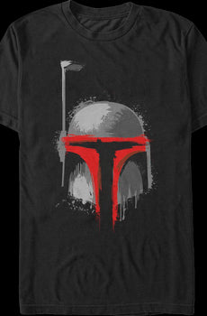 Paint Splatter Boba Fett Star Wars T-Shirt