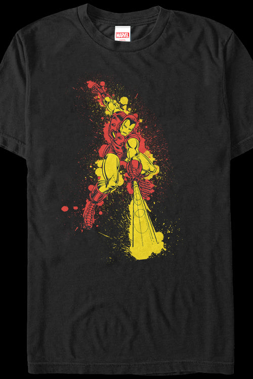 Paint Splatter Iron Man T-Shirtmain product image