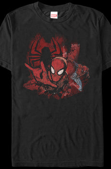 Painting Collage Spider-Man T-Shirt