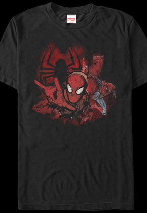 Painting Collage Spider-Man T-Shirt