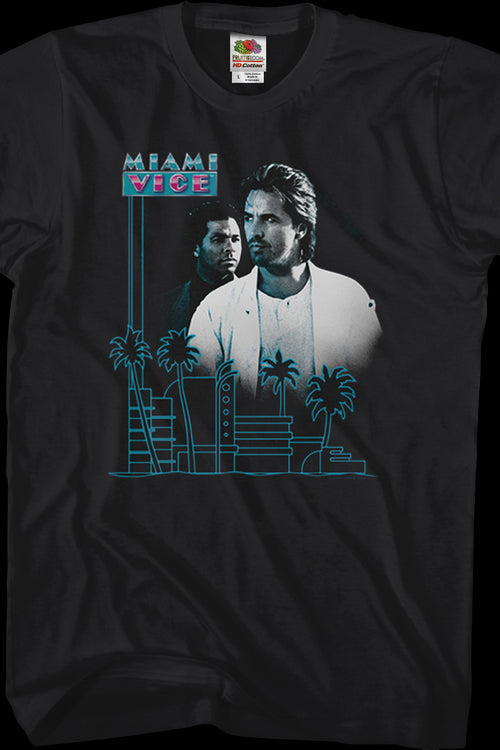 Palm Trees Miami Vice T-Shirtmain product image