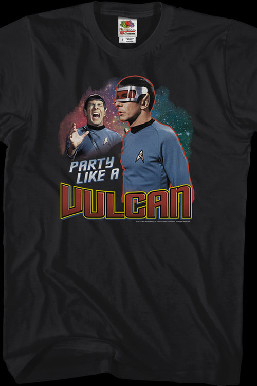 Party Like A Vulcan Star Trek T-Shirtmain product image