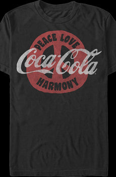 Peace Love Harmony Coca-Cola T-Shirt