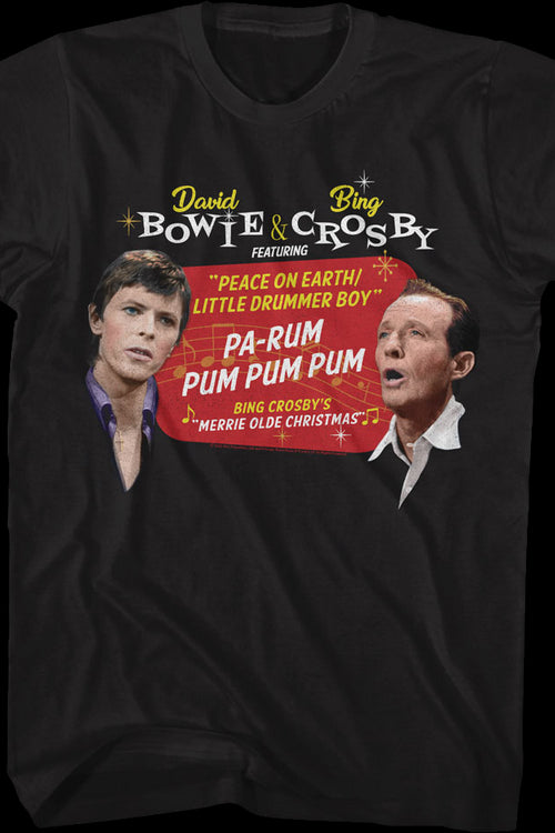 Peace On Earth/Little Drummer Boy David Bowie & Bing Crosby T-Shirtmain product image