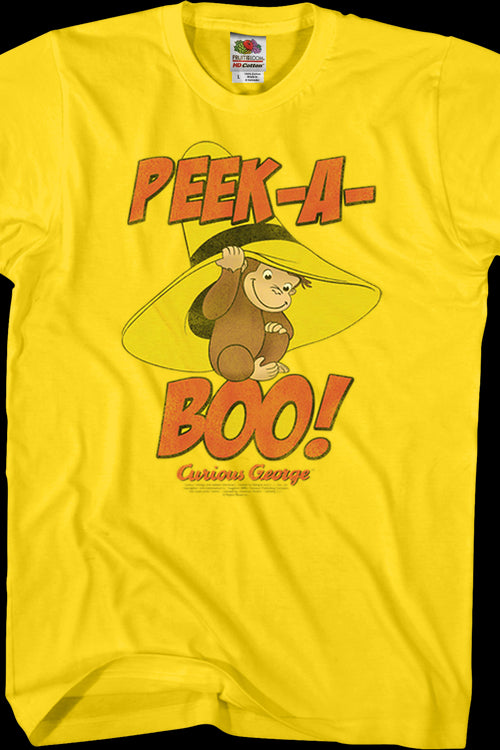 Peek-A-Boo Curious George T-Shirtmain product image