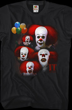 Pennywise Clown Collage IT Shirt