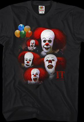 Pennywise Clown Collage IT Shirt