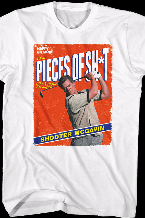 Pieces Of Shit Cereal Box Happy Gilmore T-Shirtmain product image