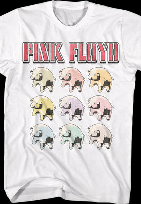 Pig Balloons Collage Pink Floyd T-Shirt