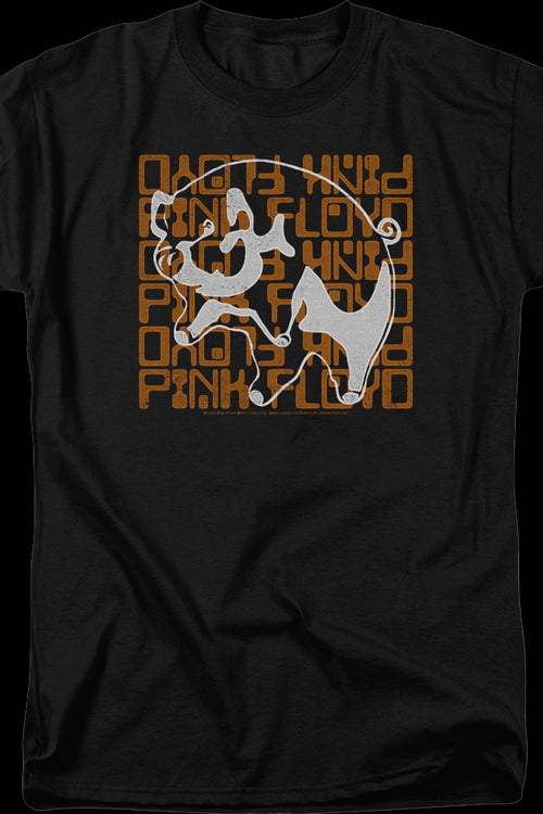 Pig Outline Pink Floyd T-Shirtmain product image