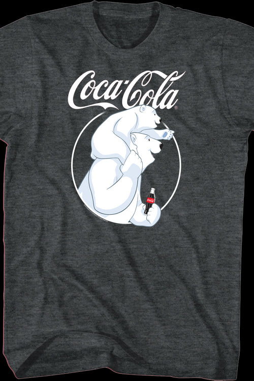 Piggyback Polar Bears Coca-Cola T-Shirtmain product image
