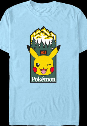 Pikachu Wink Pokemon T-Shirt