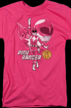 Pink Ranger Mighty Morphin Power Rangers T-Shirt
