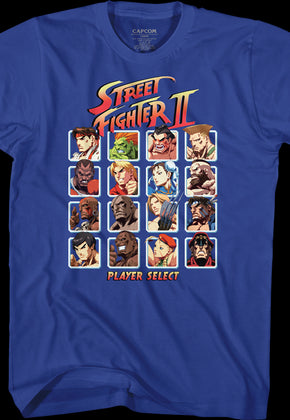 Player Select Street Fighter T-Shirt