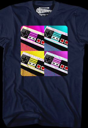 Pop Art Game Controllers Nintendo T-Shirt