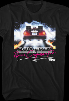 Powered By Flux Capacitor Back To The Future T-Shirt