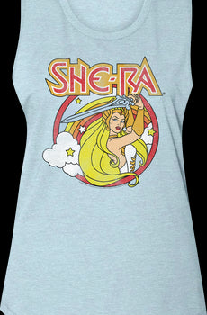 Ladies Princess of Power She-Ra Muscle Tank Top