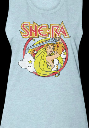 Ladies Princess of Power She-Ra Muscle Tank Top