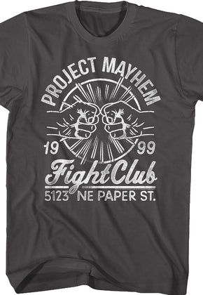 Project Mayhem 1999 Fight Club T-Shirt