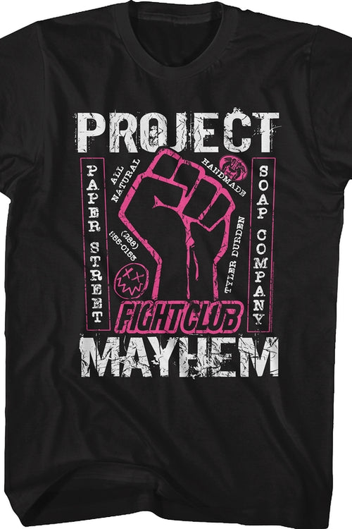 Project Mayhem Fight Club T-Shirtmain product image