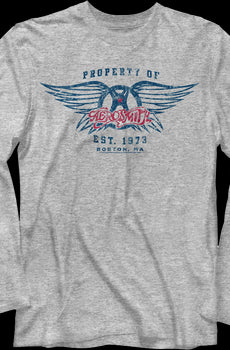 Property Of Aerosmith Long Sleeve Shirt