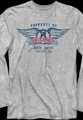 Property Of Aerosmith Long Sleeve Shirt
