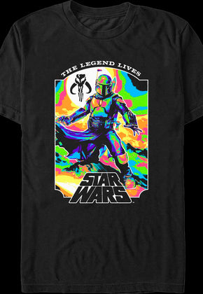 Psychedelic Legend Boba Fett Star Wars T-Shirt