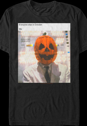 Jack-o'-Lantern Mask Meme Halloween III T-Shirt