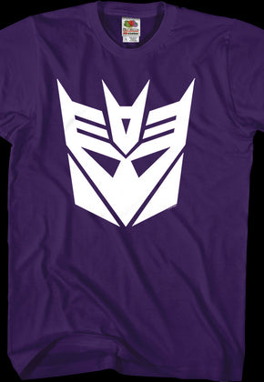 Purple Decepticons Logo Transformers T-Shirt