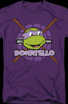 Purple Donatello Since 1984 Teenage Mutant Ninja Turtles T-Shirt
