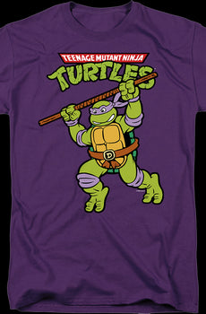 Purple Donatello Teenage Mutant Ninja Turtles T-Shirt