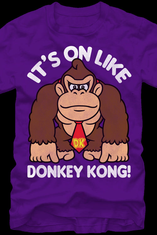 Purple It's On Like Donkey Kong T-Shirtmain product image