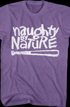 Purple Logo Naughty By Nature T-Shirt