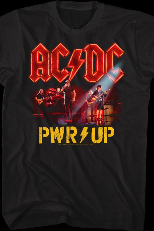 PWR UP Band Photo ACDC Shirtmain product image