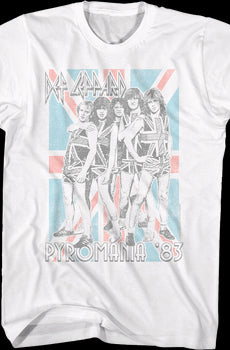 Pyromania '83 Flag Def Leppard T-Shirt