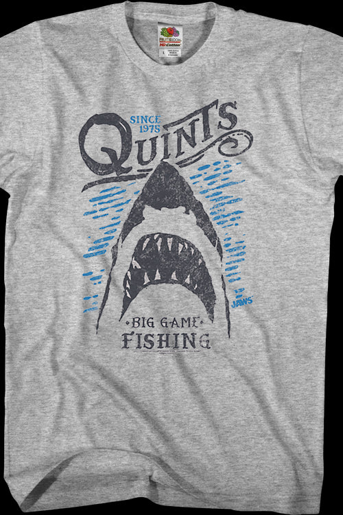 Quint's Big Game Fishing Jaws T-Shirtmain product image