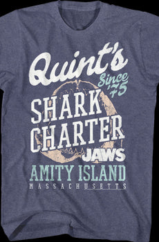 Quint's Shark Charter Jaws T-Shirt