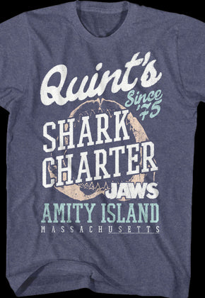 Quint's Shark Charter Jaws T-Shirt