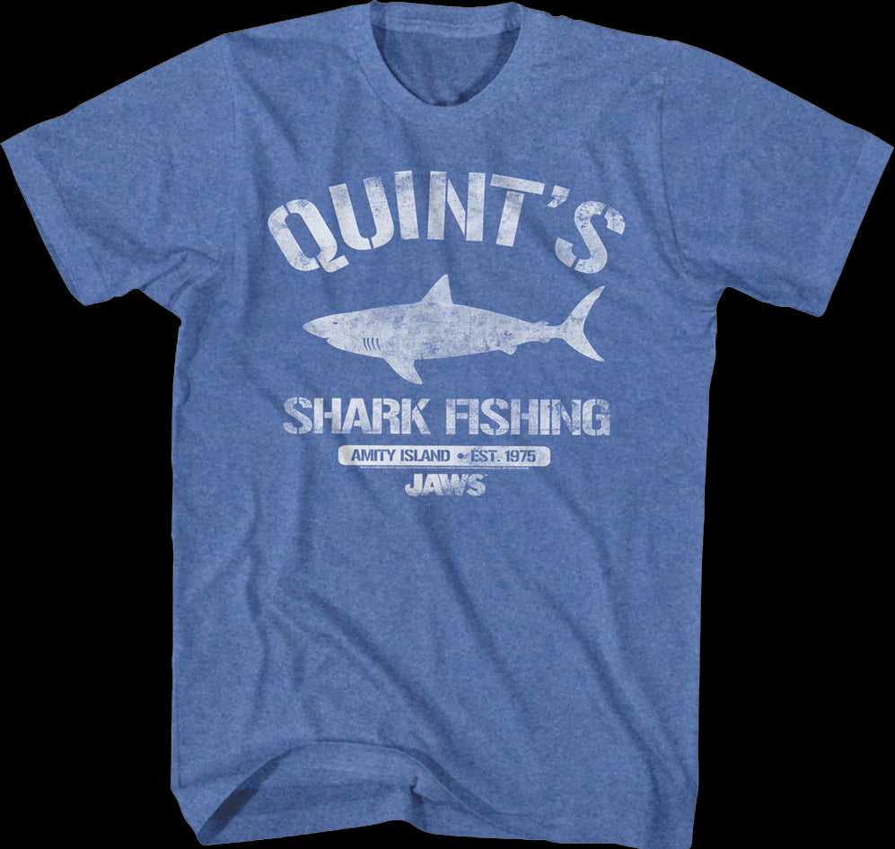 Quint's Shark Fishing Jaws T-Shirt