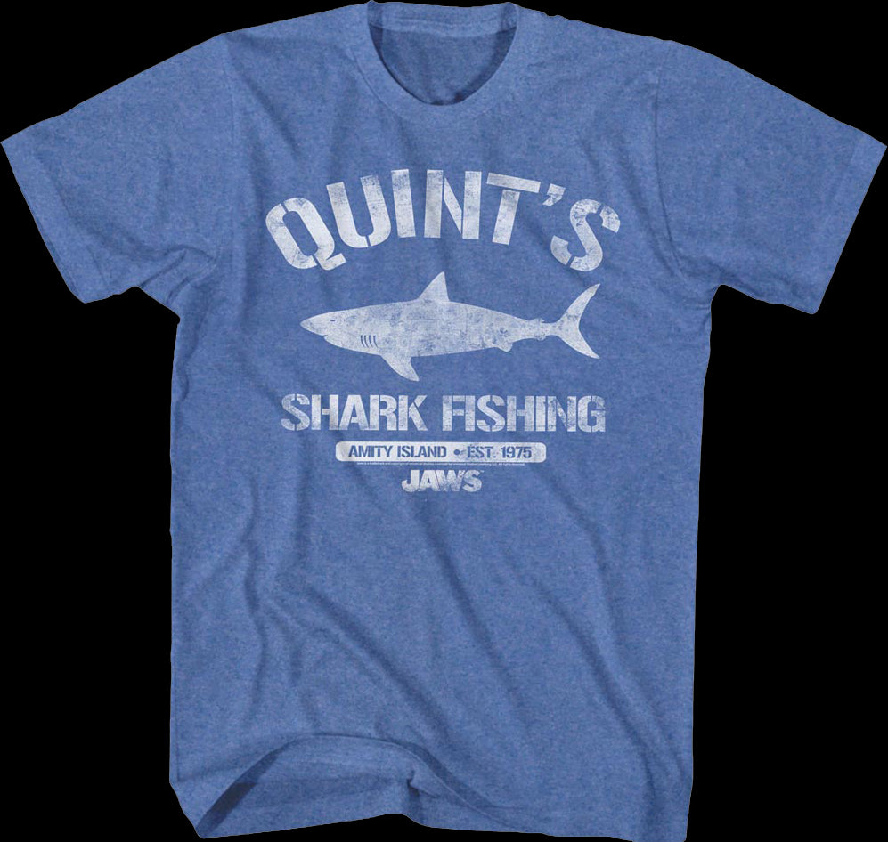 Quint's Shark Fishing T-Shirt (Distressed) Quint's Shark Fishing T-Shirt (Distressed)