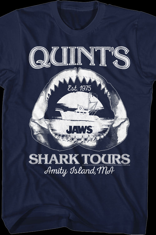 Quint's Shark Tours Jaws T-Shirtmain product image
