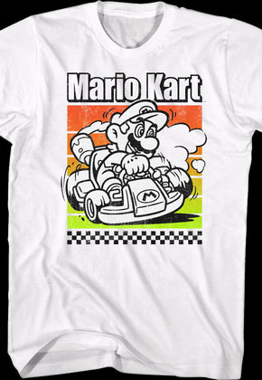 Race Track Mario Kart T-Shirt