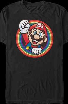 Rainbow Circle Super Mario Bros. T-Shirt