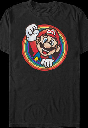 Rainbow Circle Super Mario Bros. T-Shirt