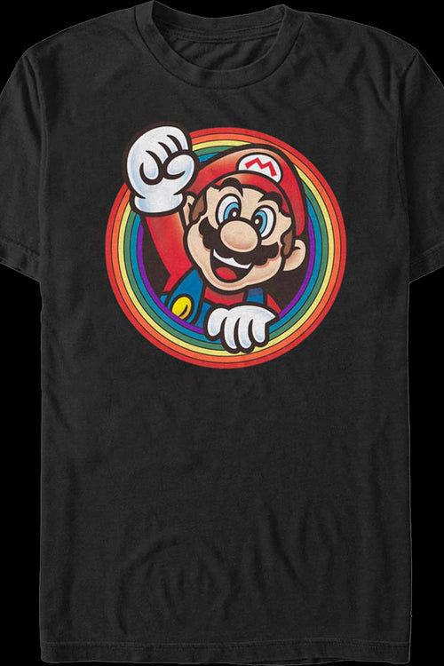 Rainbow Circle Super Mario Bros. T-Shirtmain product image