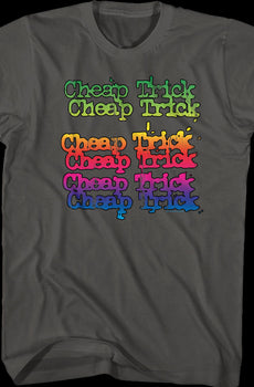 Rainbow Logo Cheap Trick T-Shirt