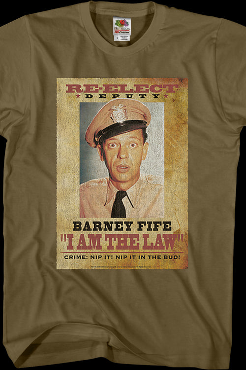 Re-Elect Deputy Barney Fife Andy Giffith Show T-Shirtmain product image