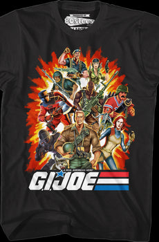 Real American Heroes Group GI Joe T-Shirt